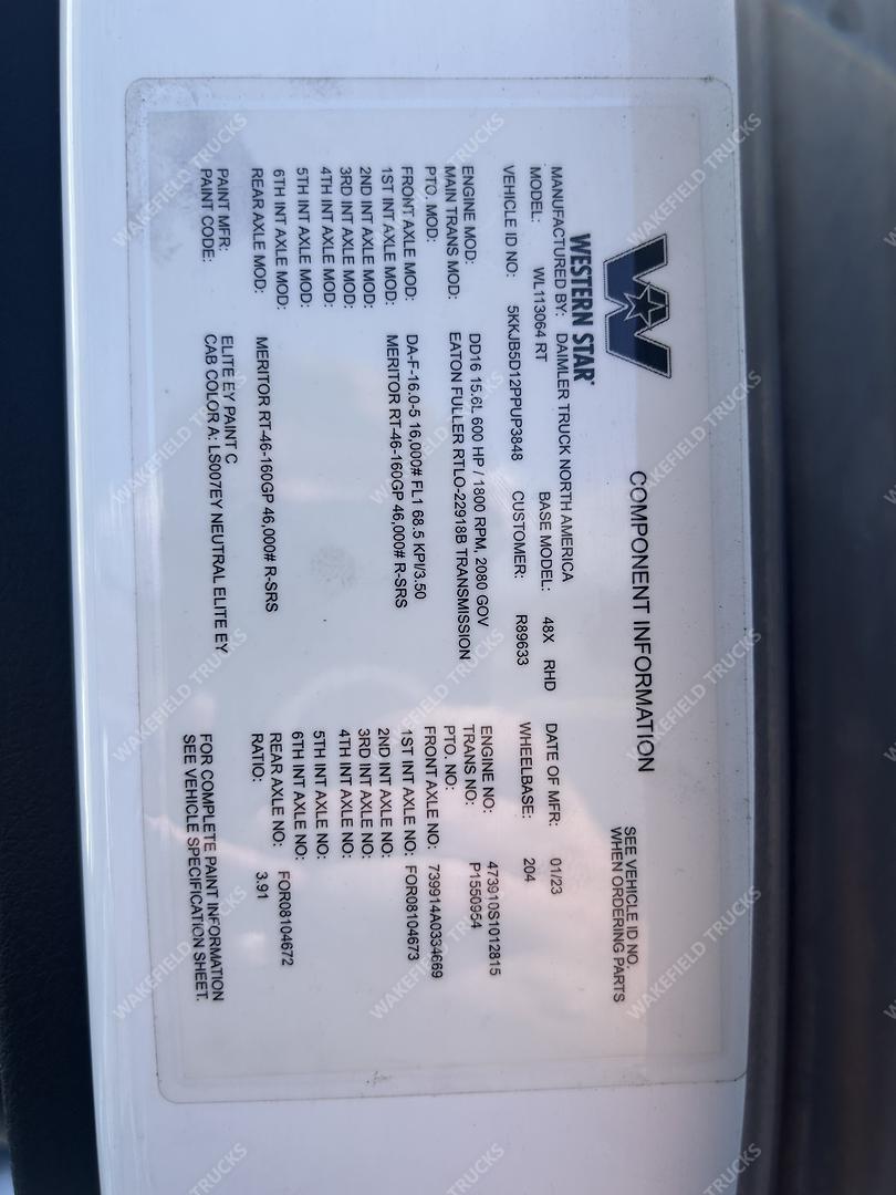 2023 Western Star 48X Prime Mover image 18