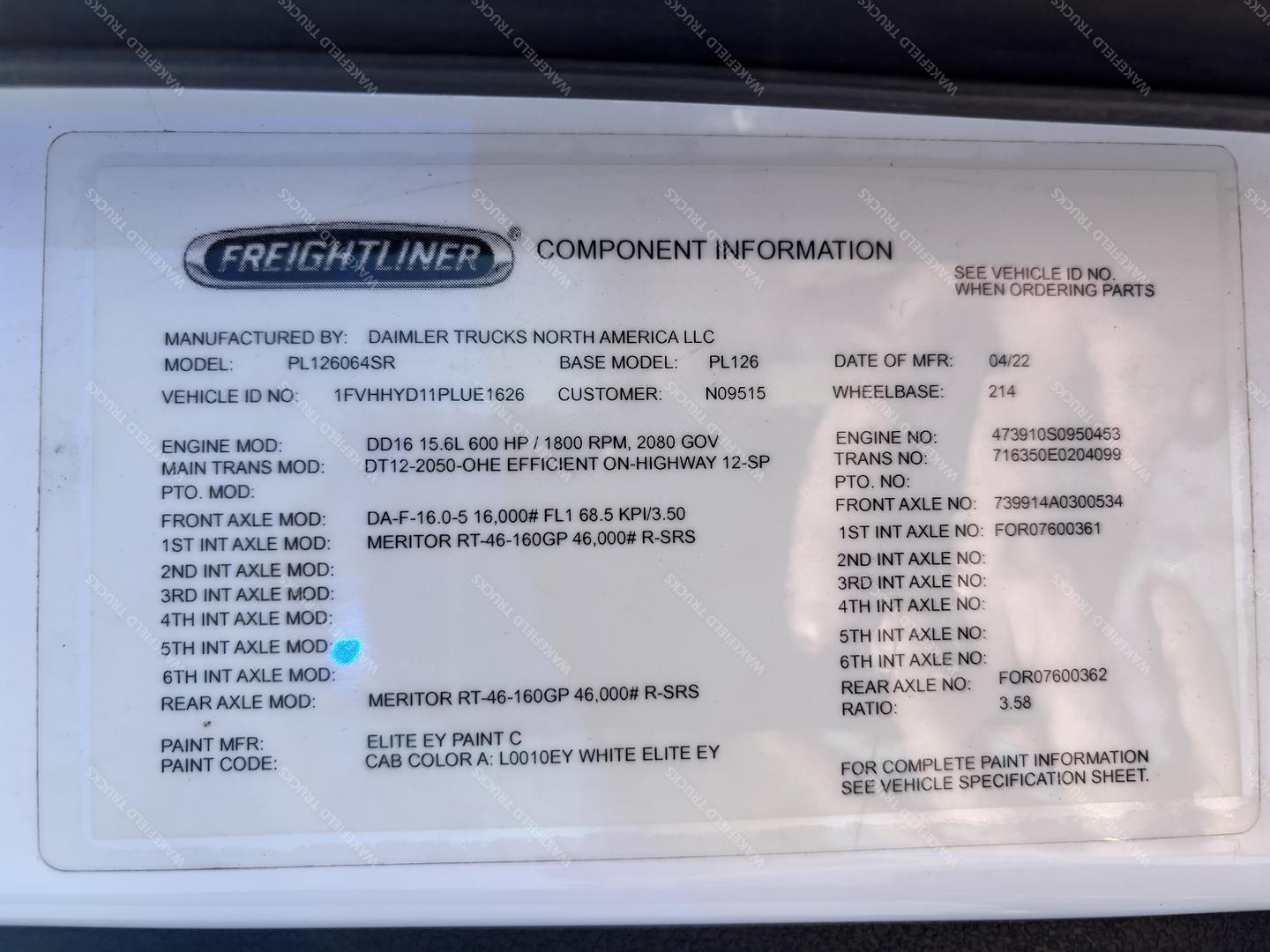 2022 Freightliner Cascadia image 17