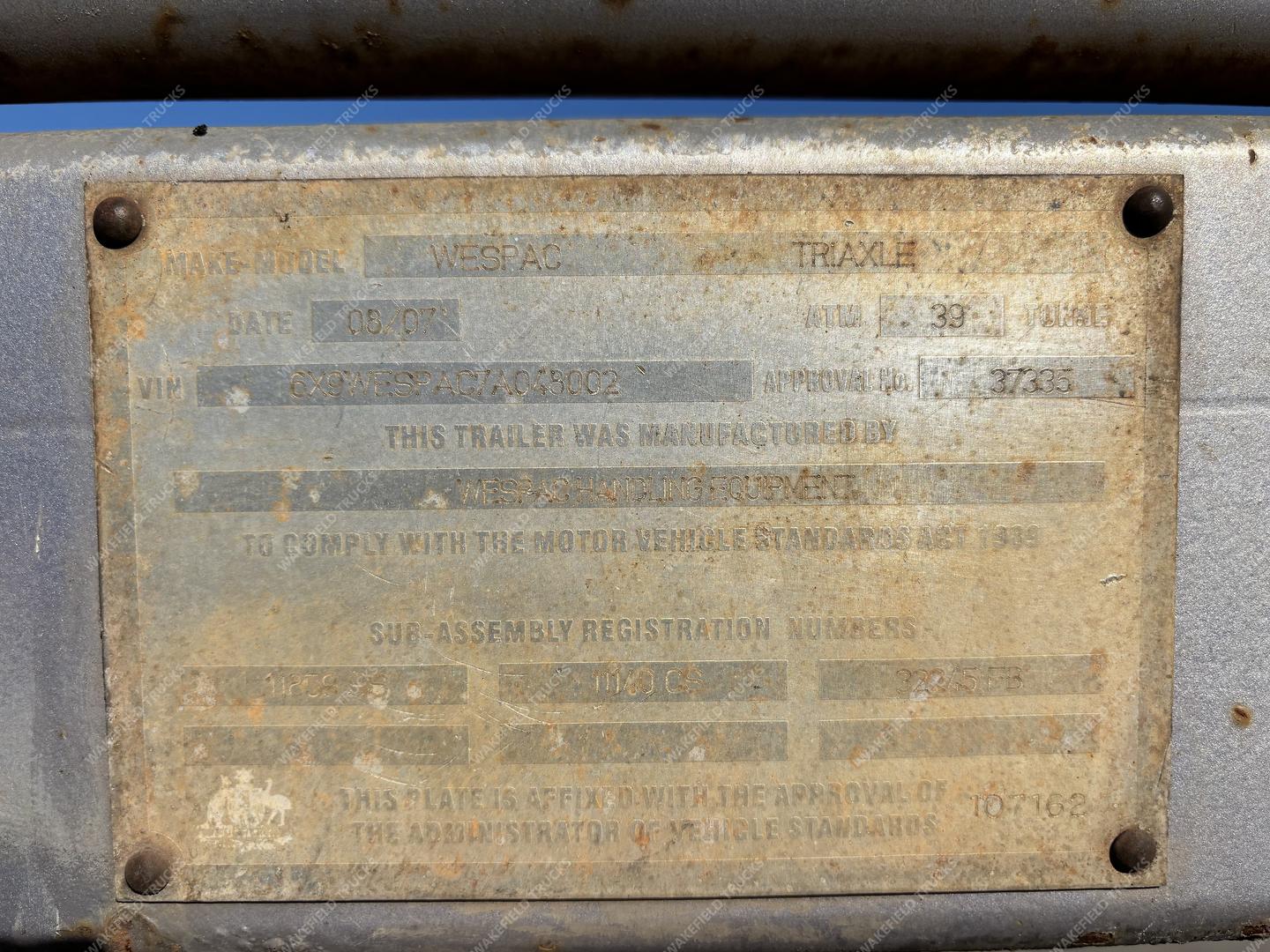 2007 Wespac Triaxle Extenda image 15